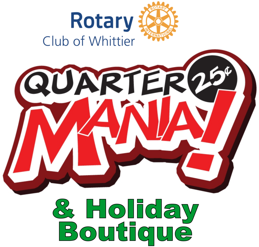 Logo for Rotary Club of Whittier QuarterMania fundraiser